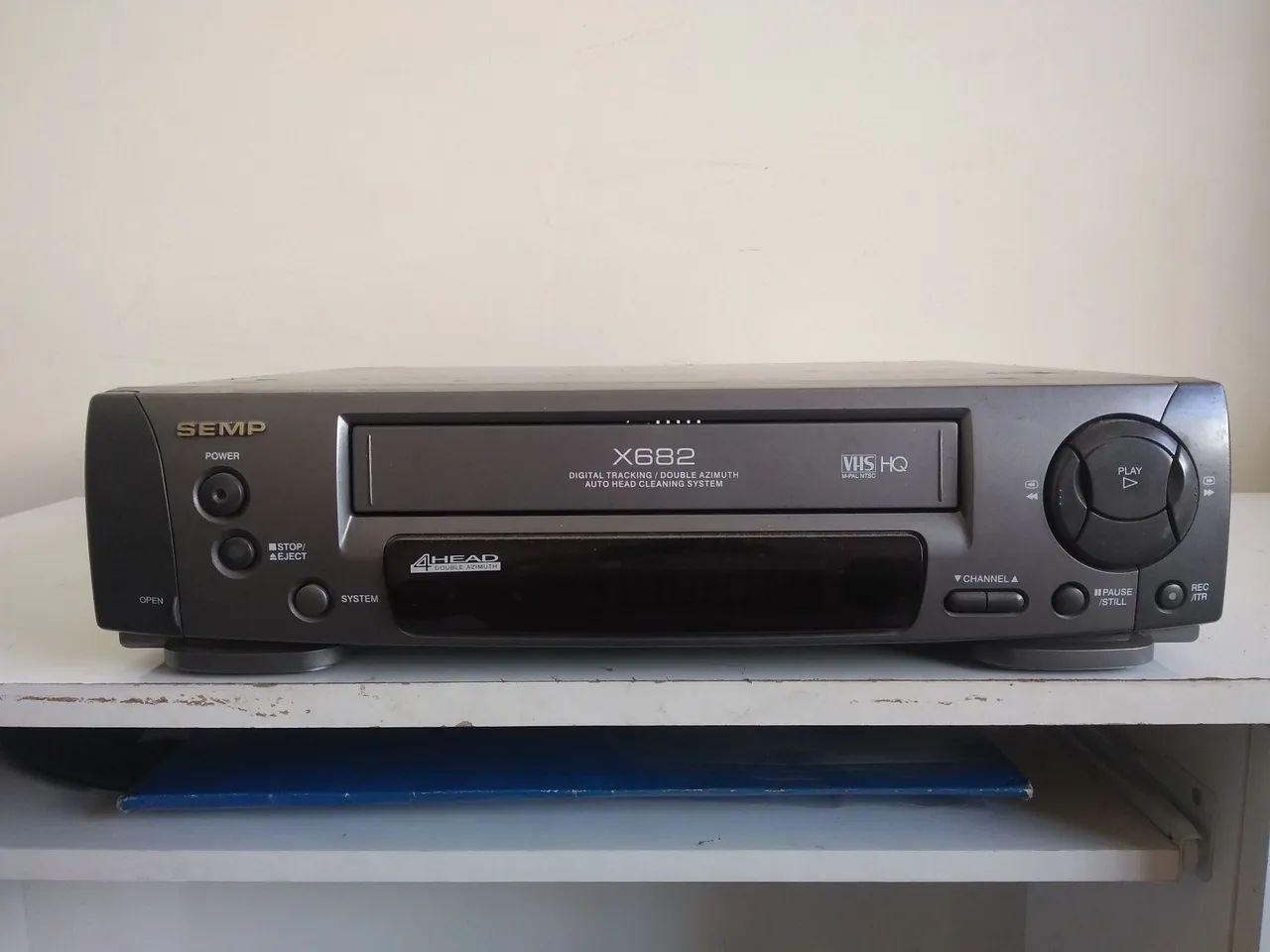Vídeo Cassete SEMP 4 Cabeças Funcionando