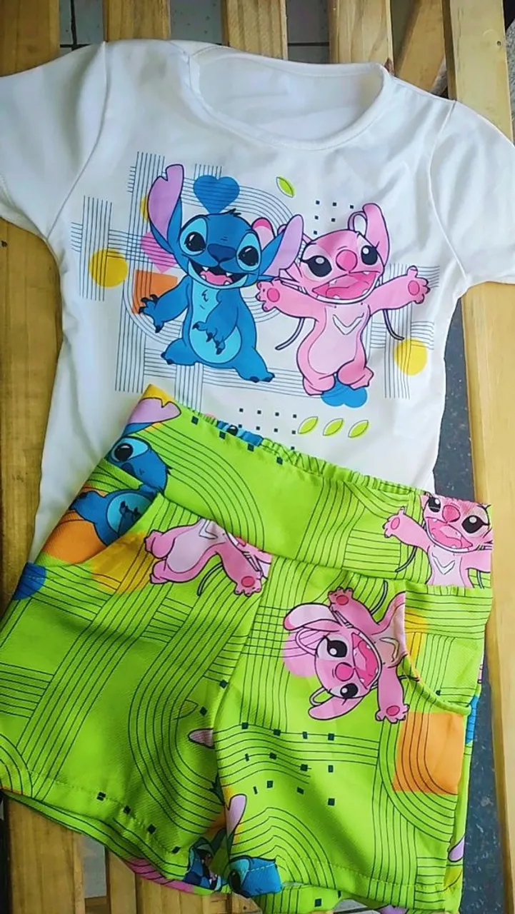 Conjunto Infantil Stitch - Conforto e Diversão!