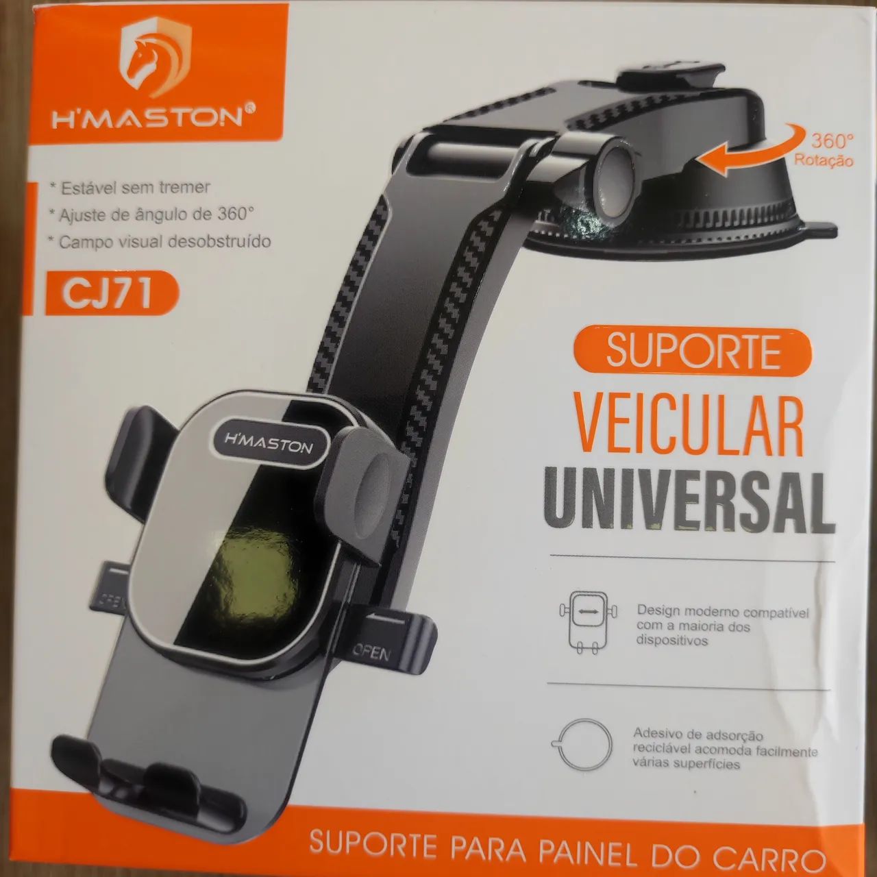 Suporte Veicular Universal para Celular - H'MASTON CJ71 - Foto 2