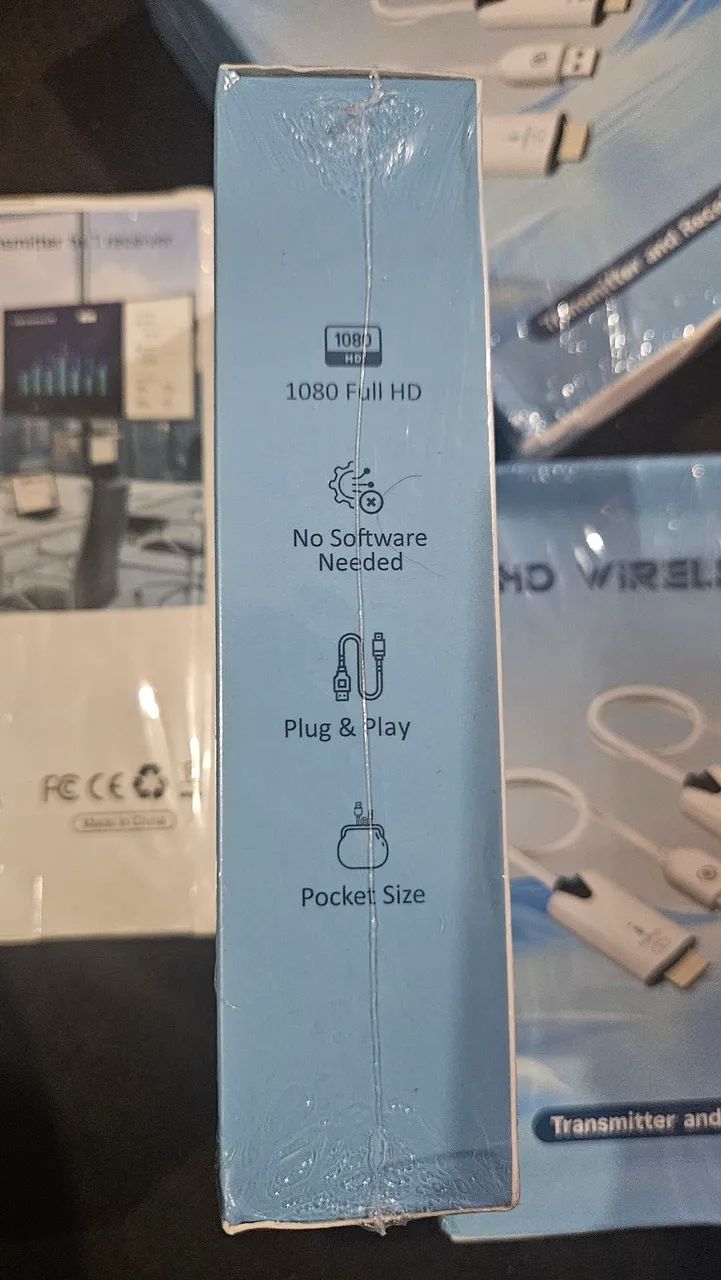 Transmissor e Receptor HDMI sem fio - 30 metros - Novo - Foto 3