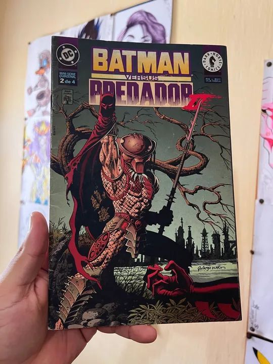 Batman Versus Predador 2 Completa 1996 editoras Abril  - Foto 3