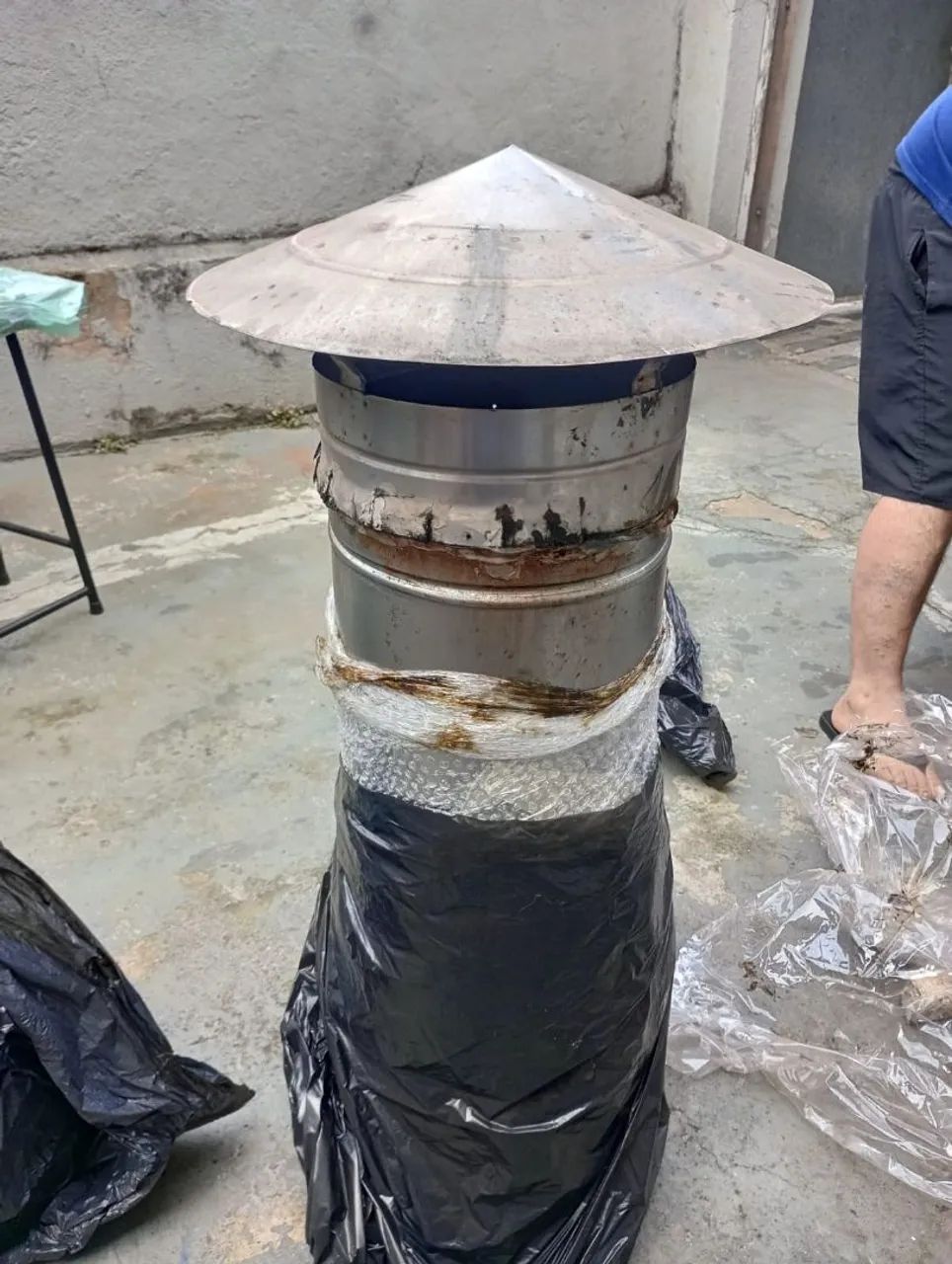 Sistema de exaustor industrial 