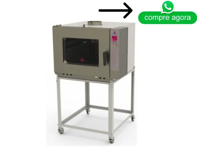 Forno Turbo A Gás Progás 5 Esteiras Novo Bivolt