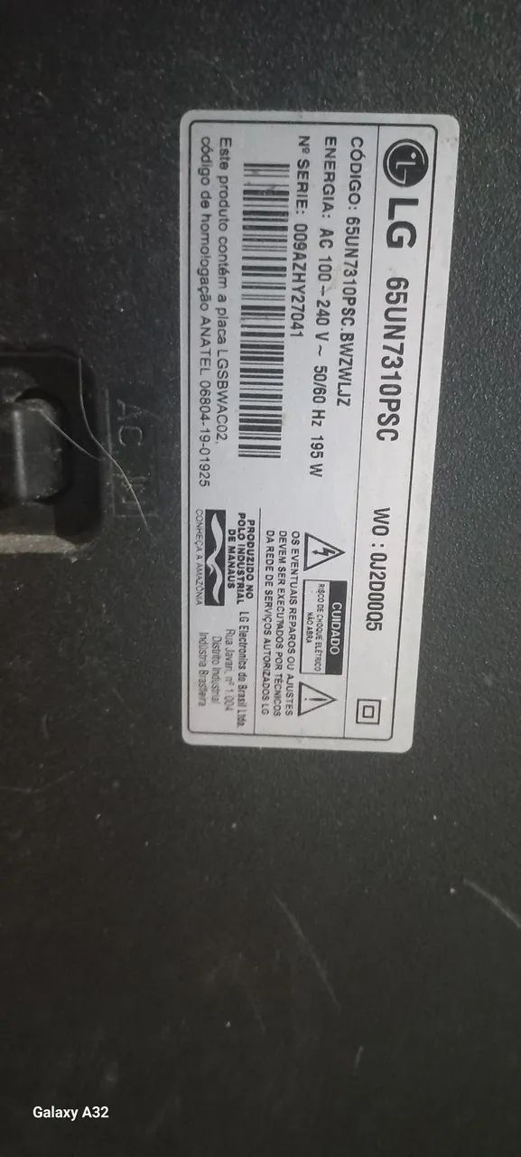 Smartv 65' defeito Tela quebrada - Foto 3