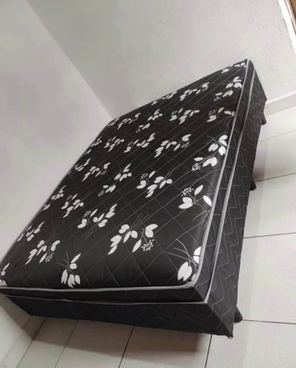 CAMA CASAL BOX CONJUGADA 20CM COM MOLAS ENSACADAS D33