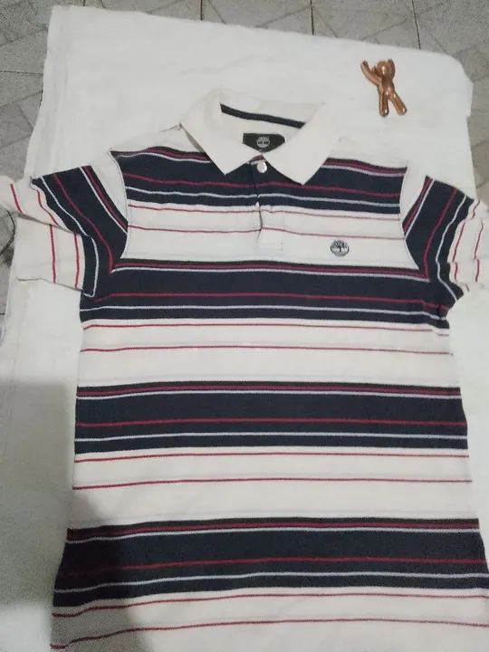 Camisa Polo Listrada Timberland  P. Importada