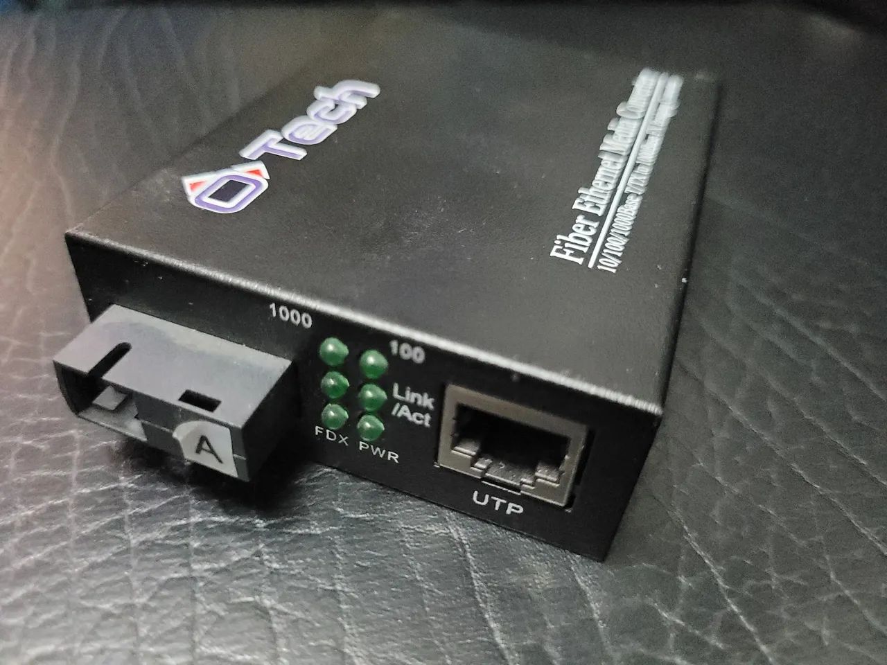 Conversor UTP/fibra 20km - Foto 2