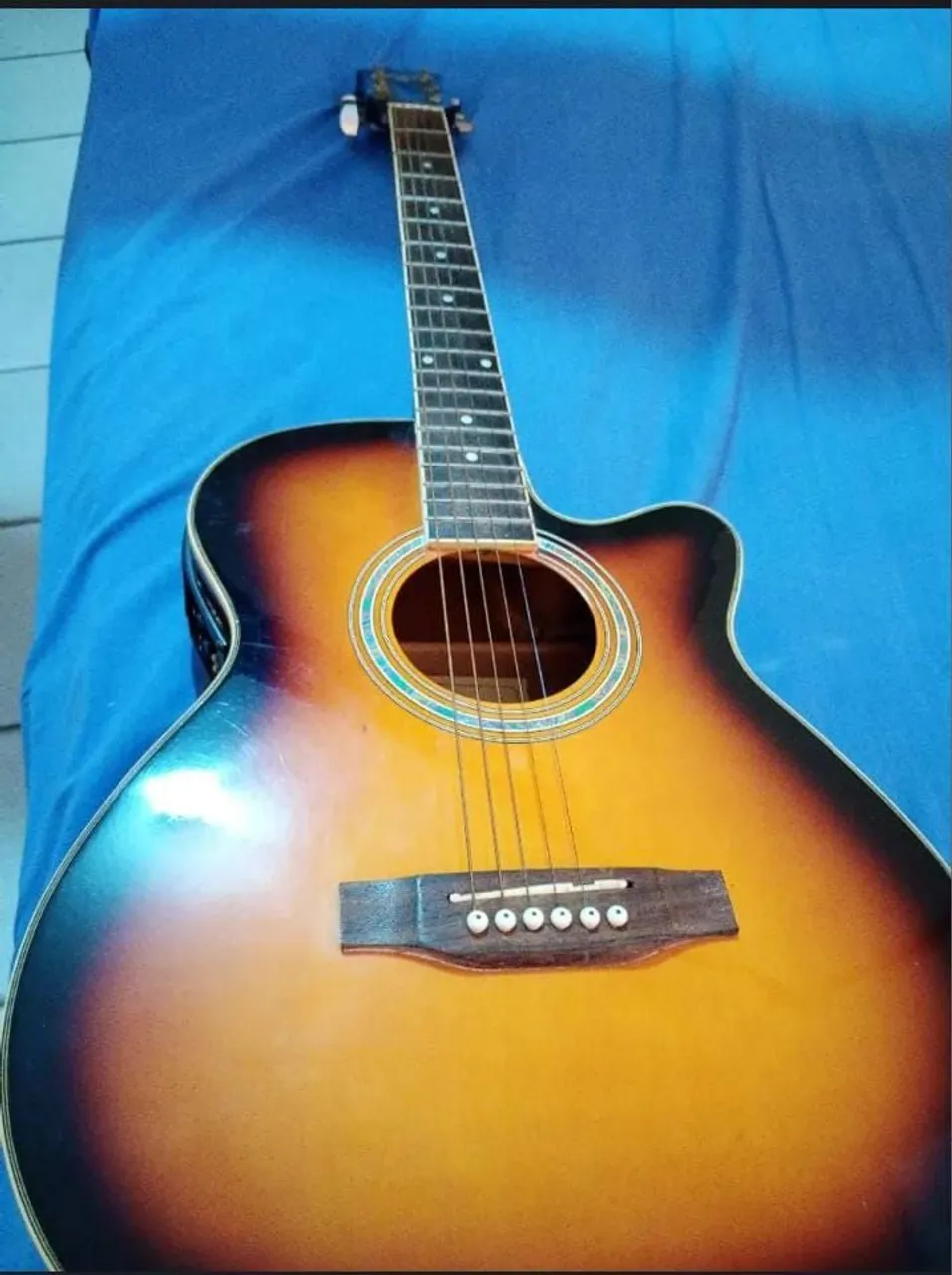 Violão PHX Elétrico Sunburst
