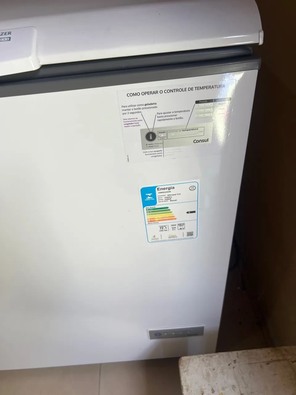 Vendo freezer semi novo  - Foto 3