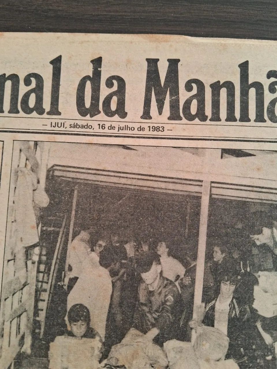 Edição Do Jornal Da Manhã Do Dia 16-07-1983 -Antiguidade - Foto 3
