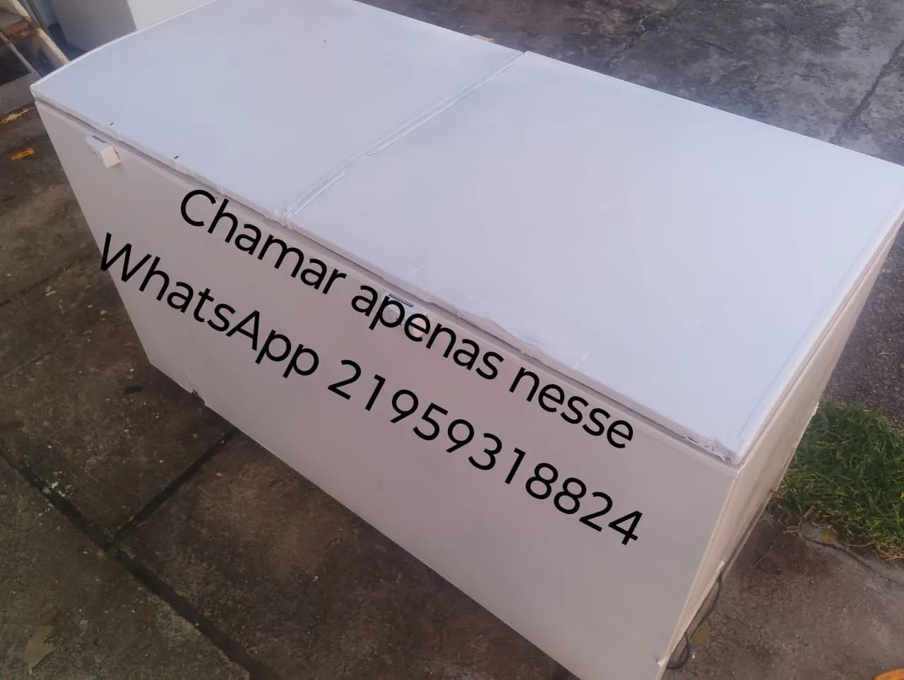 Freezer ENTREGO dupla função gela e congela 513 litros 110v usado  - Foto 4