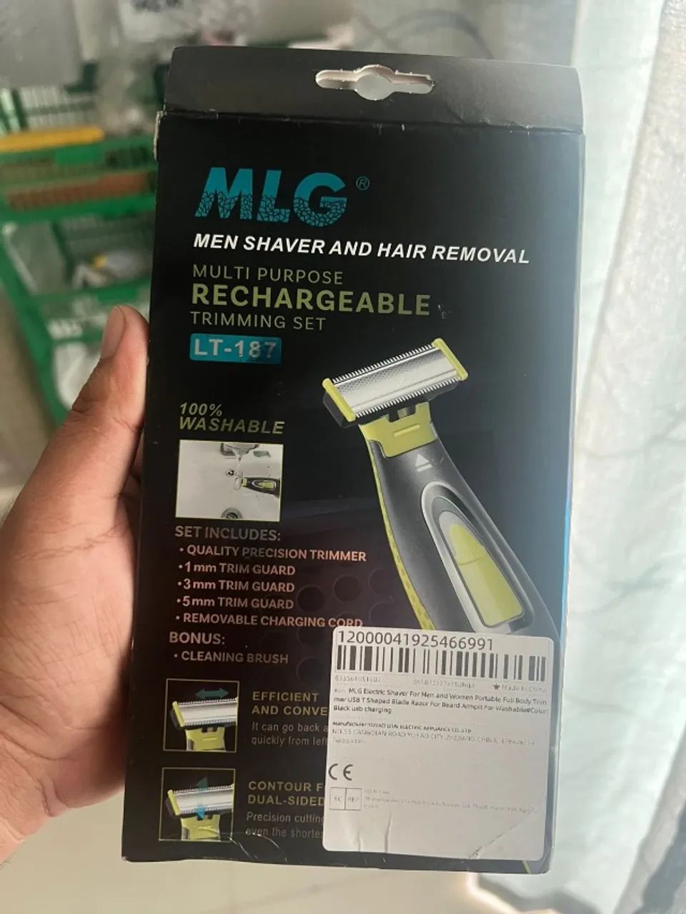 Barbeador Elétrico Portátil MLG - USB Recarregável - Foto 5