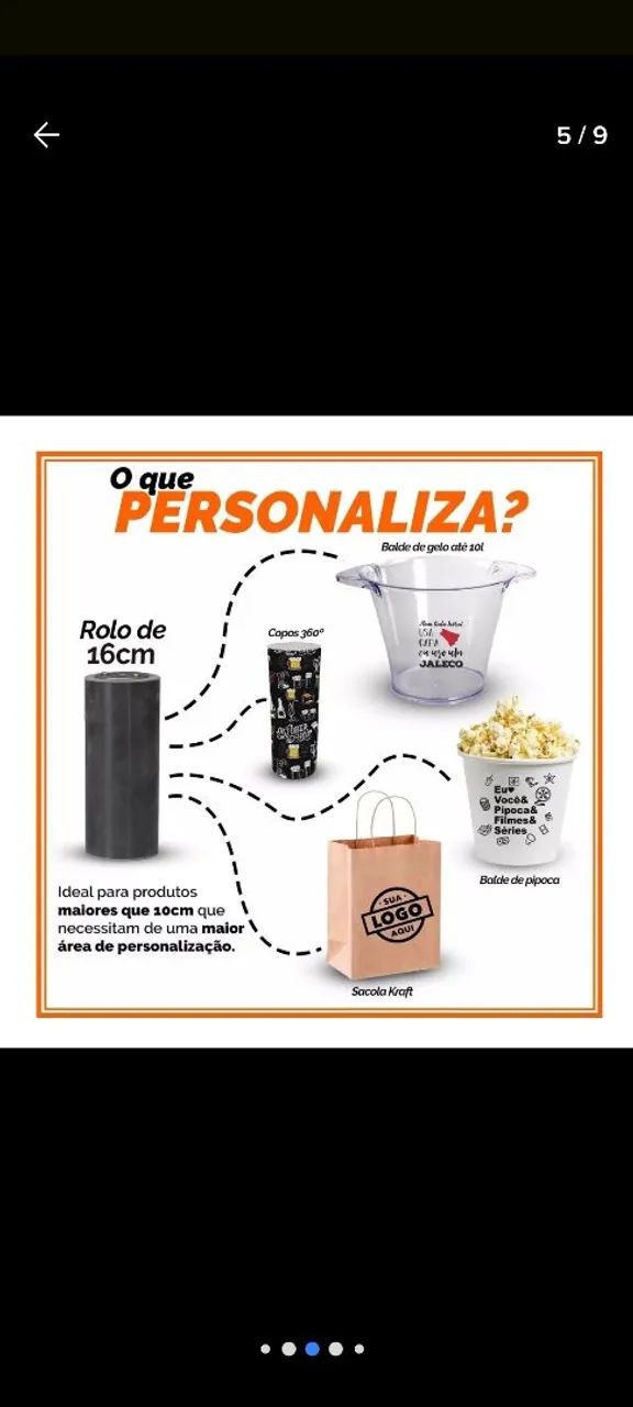 Máquina de Transferência de Sublimação 360° Turbo 110/220v - Foto 5