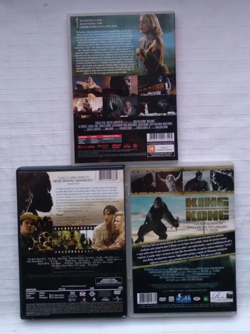Dvd Coleção king Kong - 3 Dvds (originais) - Foto 2
