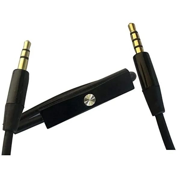 Cabo de Audio P2 X P3 Com Microfone 1 Metro