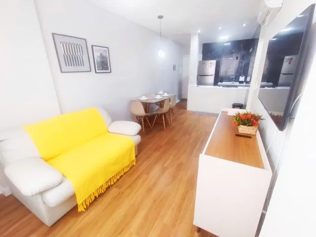 Pé na areia - Lindo Apt na orla