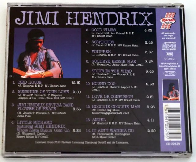 CD Jimi Hendrix - Red House (importado) - Foto 2