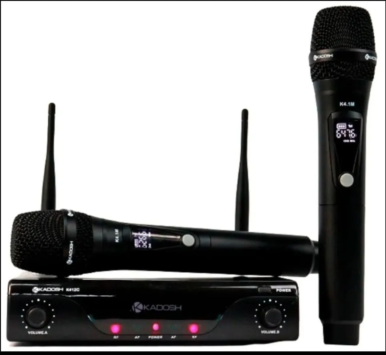 Microfone sem fio Kadosh ( com bateria de litio Recarregável) - Foto 6