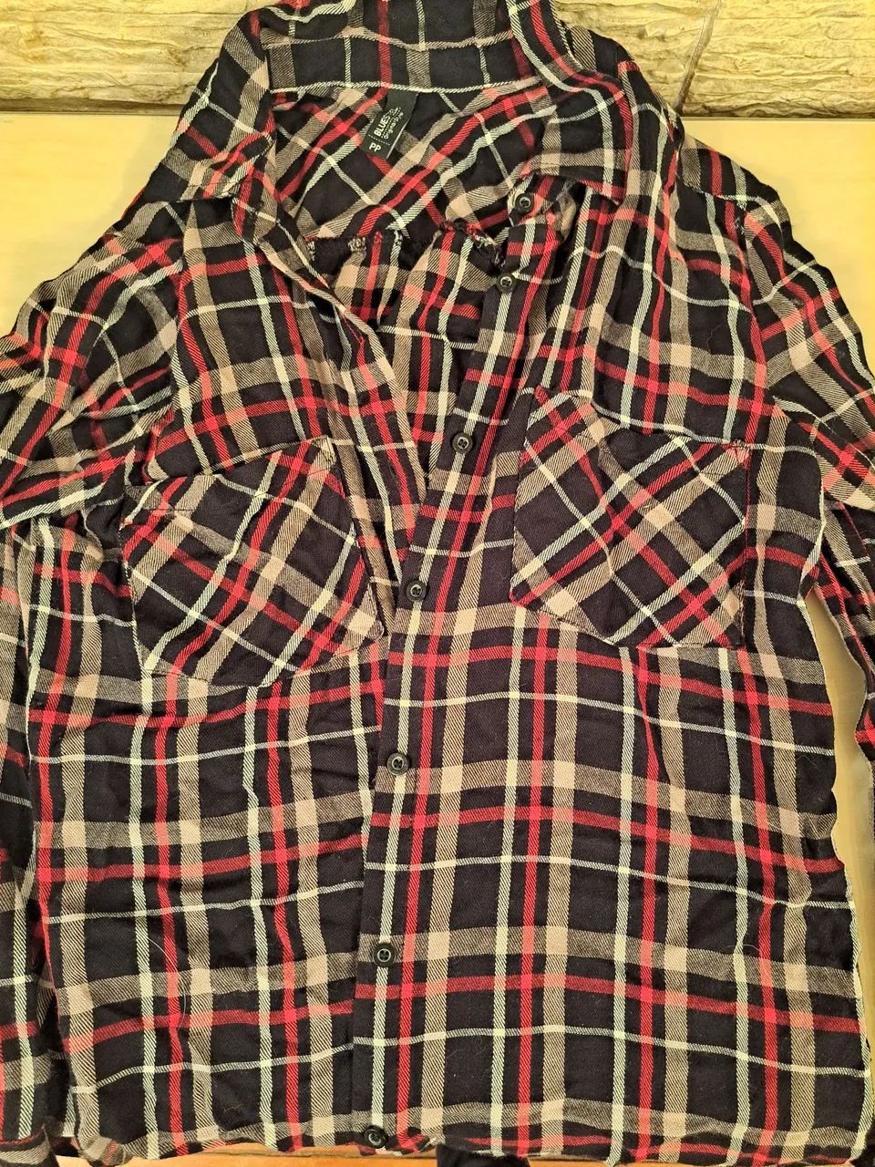 Camisa Xadrez Vermelha e Preta - Foto 4