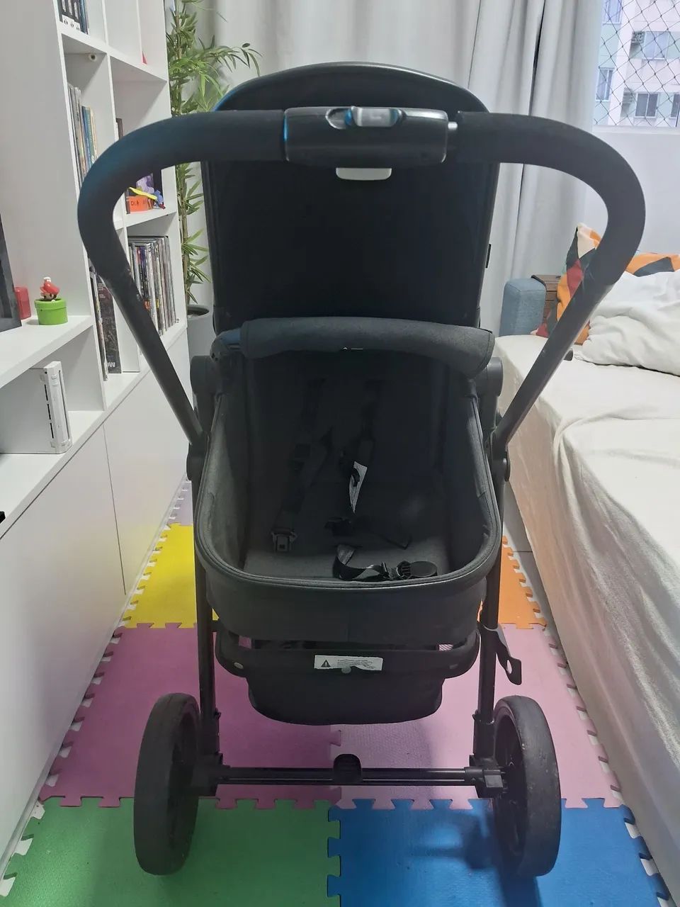 Carrinho de bebe Passeio Beyond 2 em 1 Assento Moises 0-15kg Multikids Baby