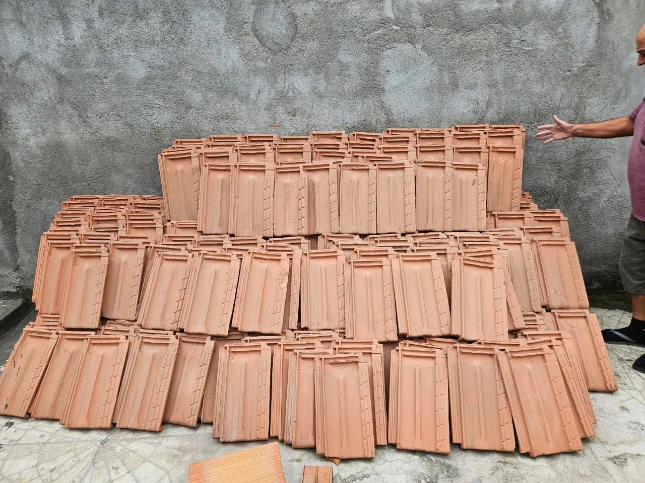 Telhas de cerâmica - ótimo estado