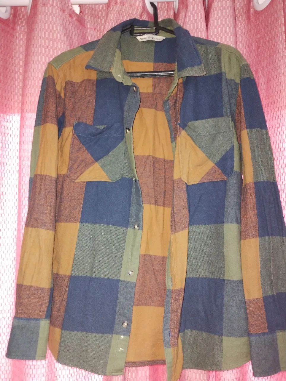 Camisa Xadrez Colorida Vintage - Foto 2
