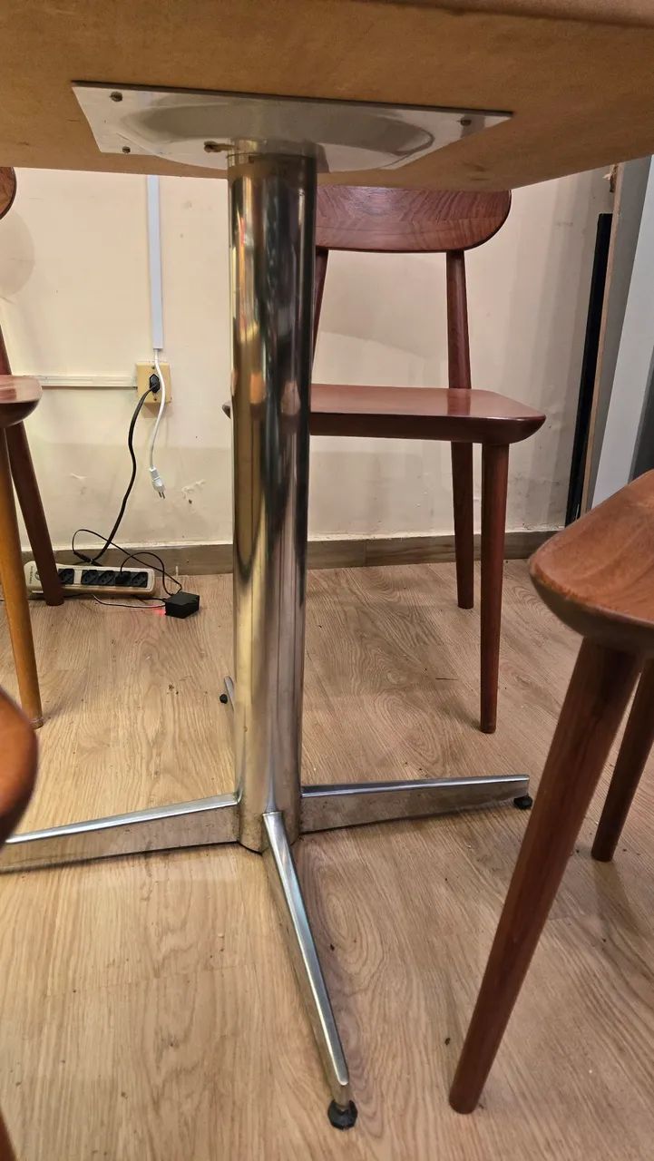 Conjunto Mesa com 4 Cadeiras Madeira Maciça Arboul - Foto 4