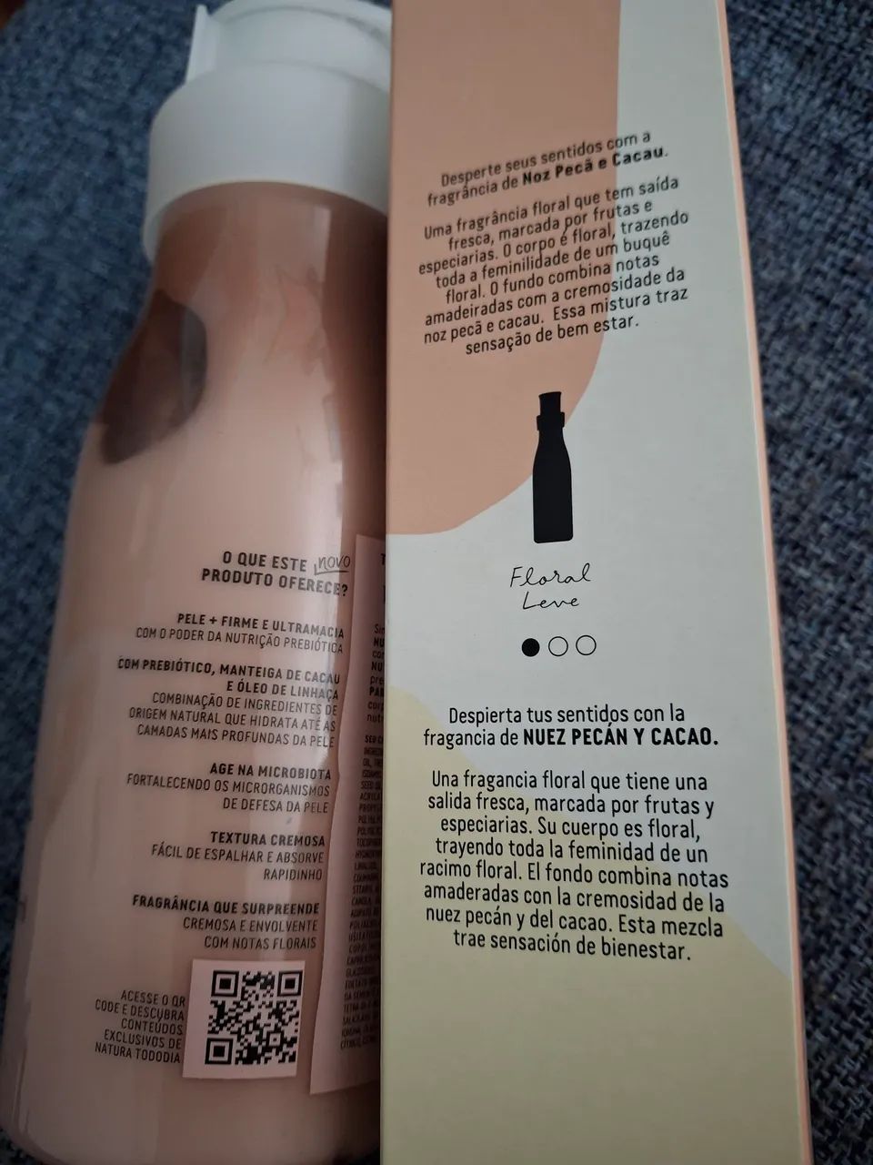 Kit Body Splash E Creme Corpo Natura Novos - Foto 5