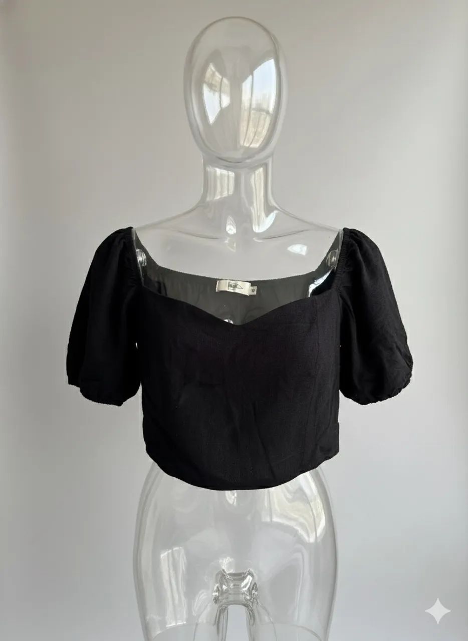 Cropped preto SEMINOVO  - Foto 3
