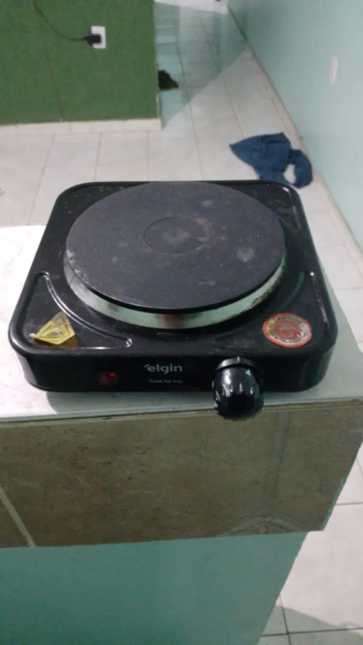 Fogão elétrico de 1 boca