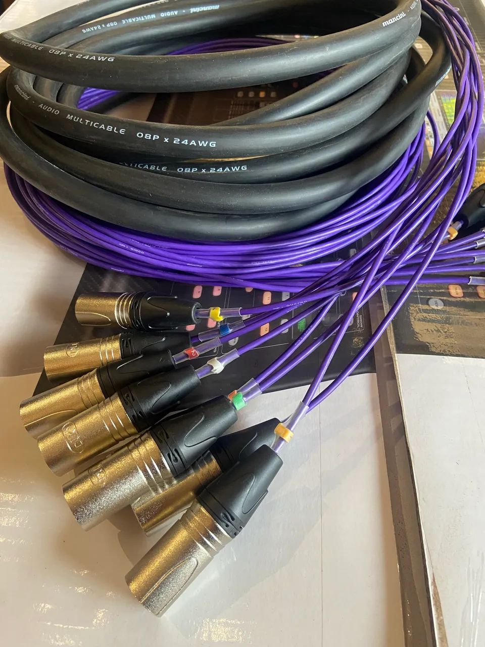 Multivia Subsnake 08 Vias 10 Metros Mancini Conectores Datalink  - Foto 4