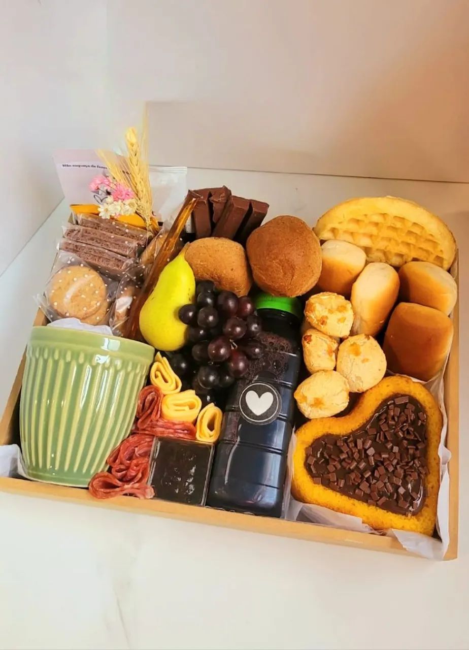 Café da manhã completo para presentear