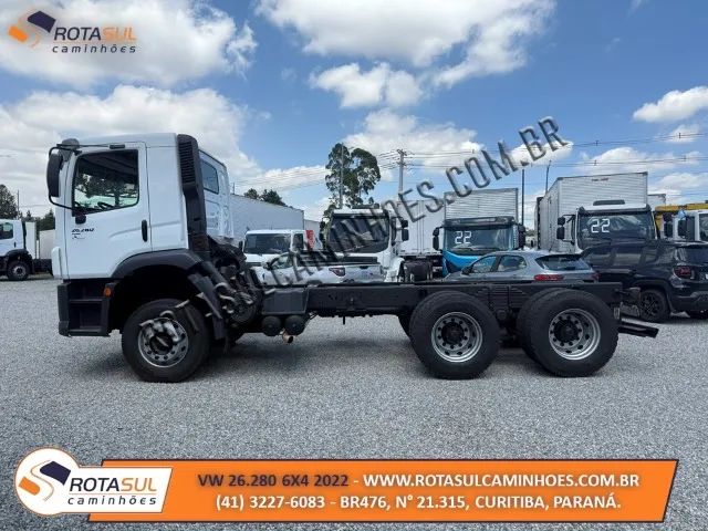 VW 26.280 2022 TRAÇADO 6X4 CHASSIS 5,00M - Foto 3