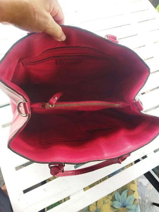 Bolsa de mão vermelha Schutz  - Foto 3