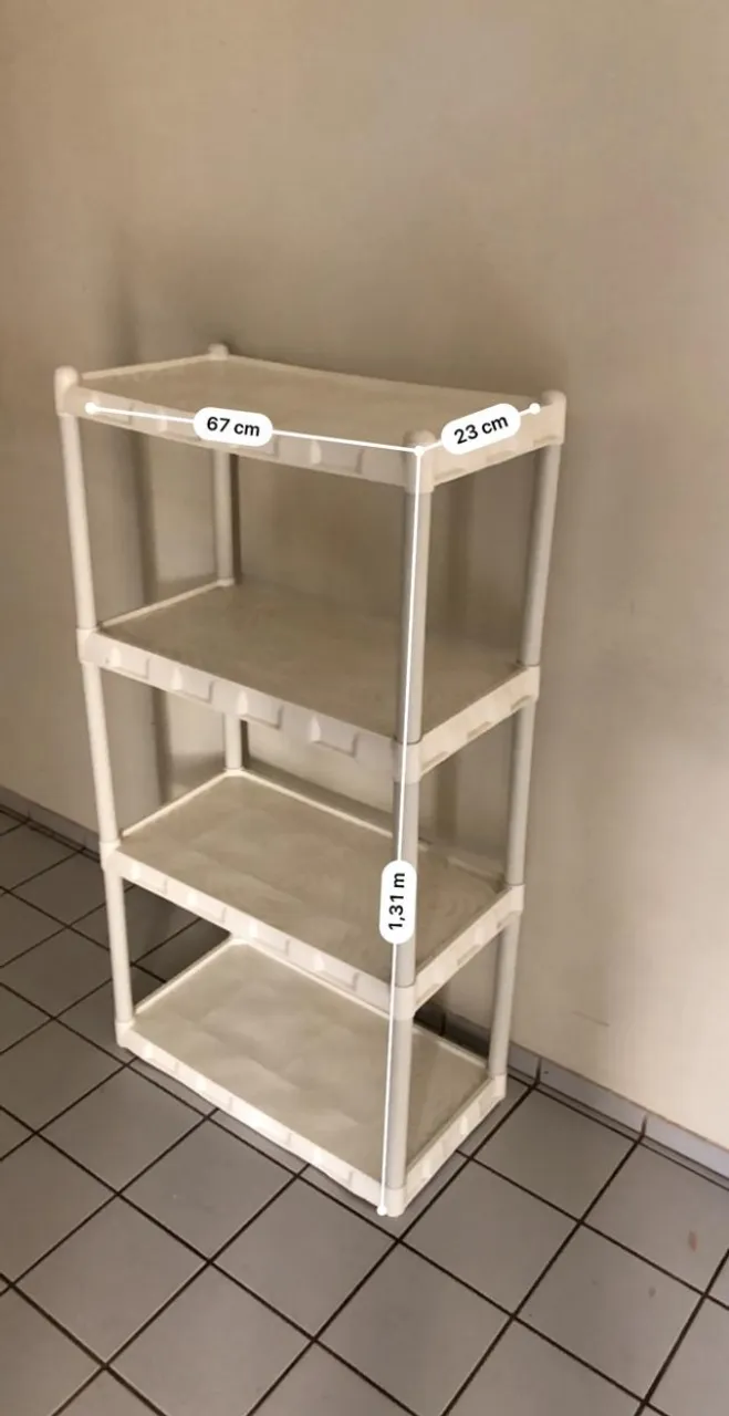 ESTANTE DE PLÁSTICO A VENDA