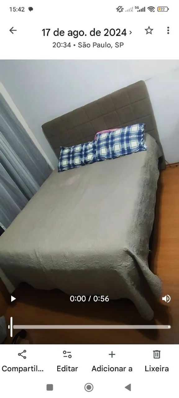 Kit cama e guarda roupa ótimo Estado 