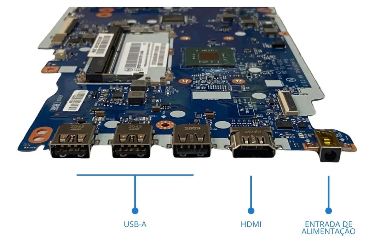 Placa Mae Lenovo Ideapad S145-15igm Celeron N4000 Azul - Foto 3