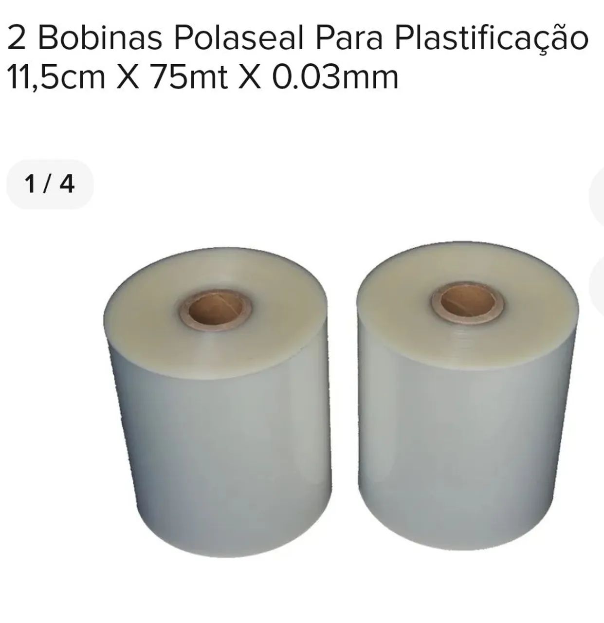 Rolo polaseal 11,5cm x 0,06 x 60 m - Foto 3