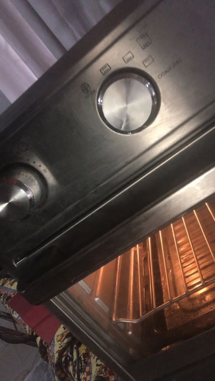  Forno Elétrico Philco 25L Air Fryer 2 em 1 Esmaltado PFE25l conservado - Foto 2