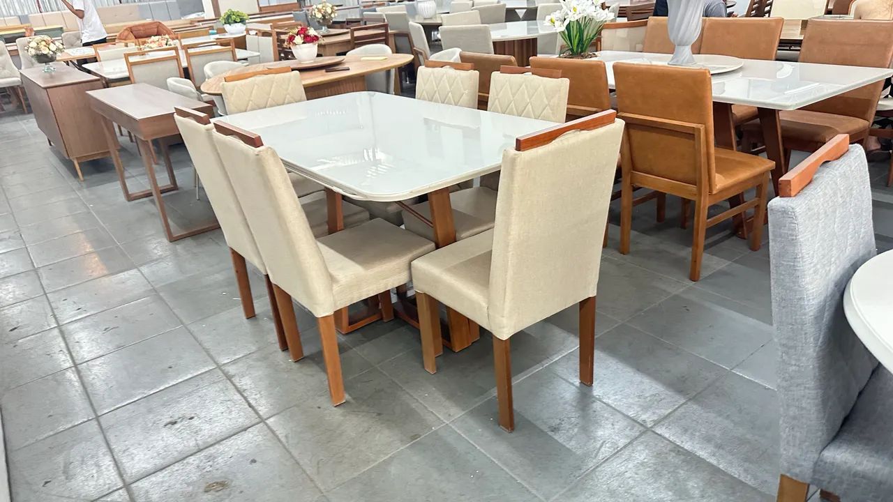 Mesa nova completa pronta entrega pintura laca e matas - Foto 4