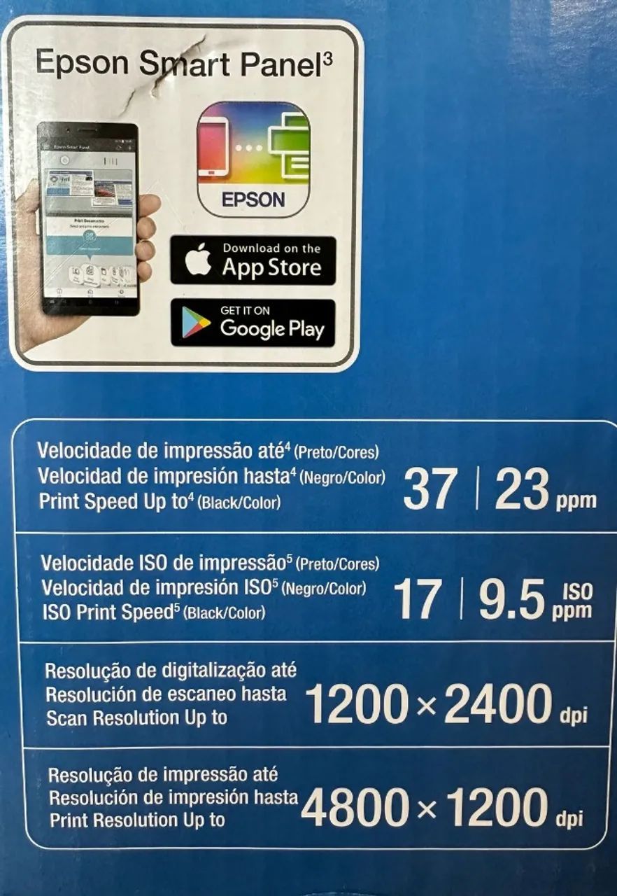 Impressora Multifuncional Epson Eco Tank L6490, Colorida, WIFI, Duplex - (Loja Física) - Foto 4