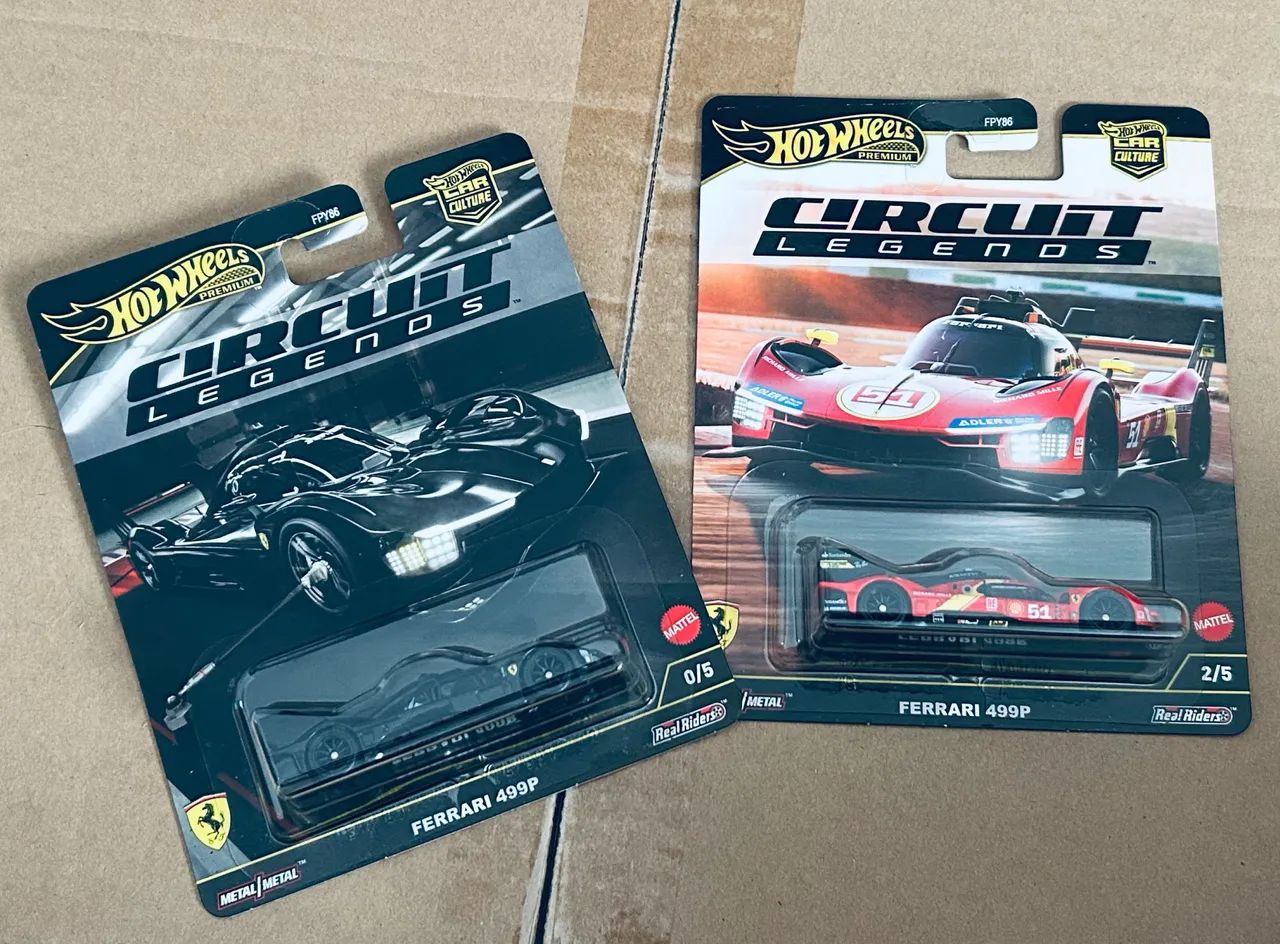 Hotwheels Premium - Circuit Legends - Ferrari 499P - CHASE e