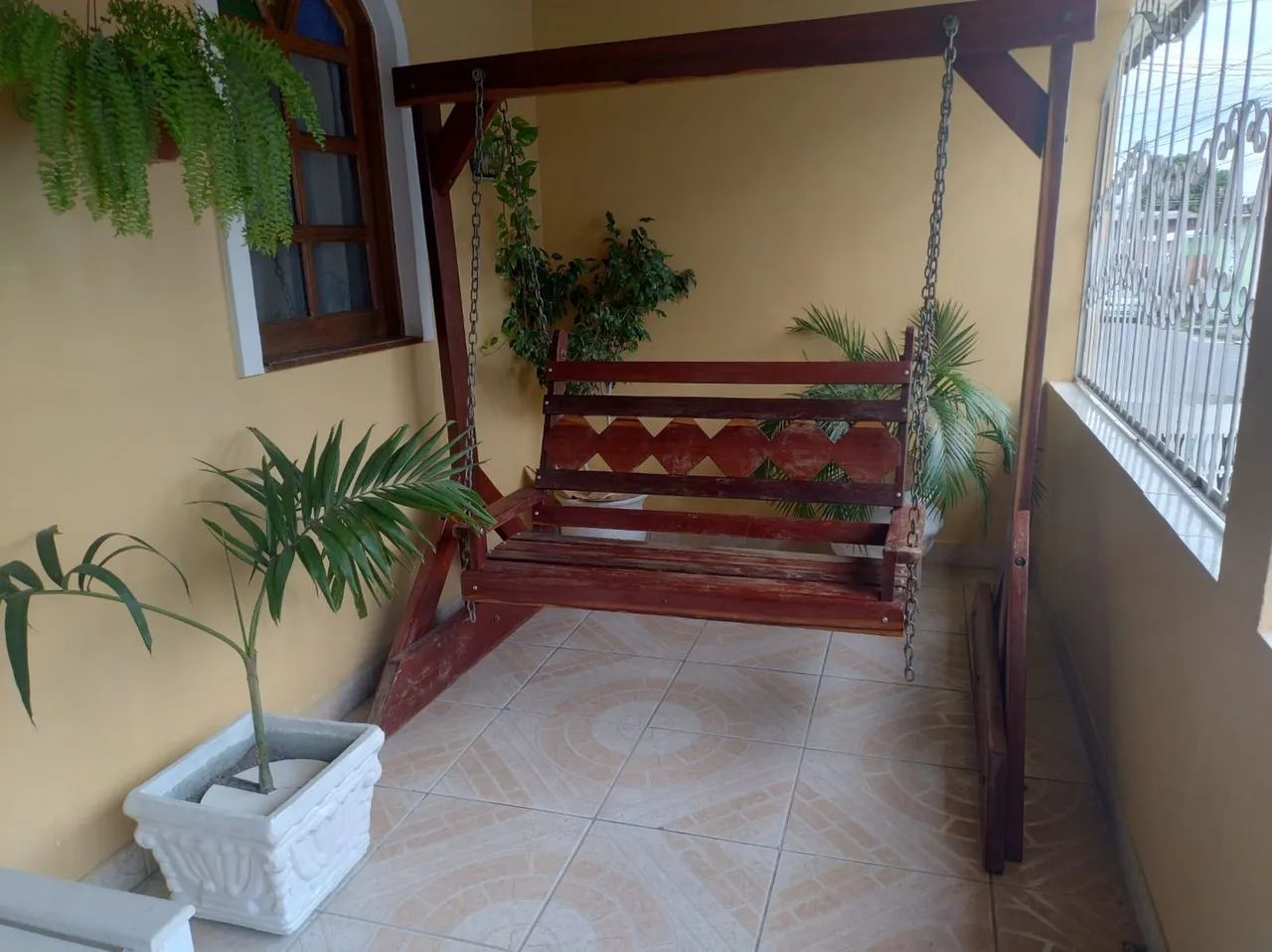 Balanço de madeira para área externa - Foto 2