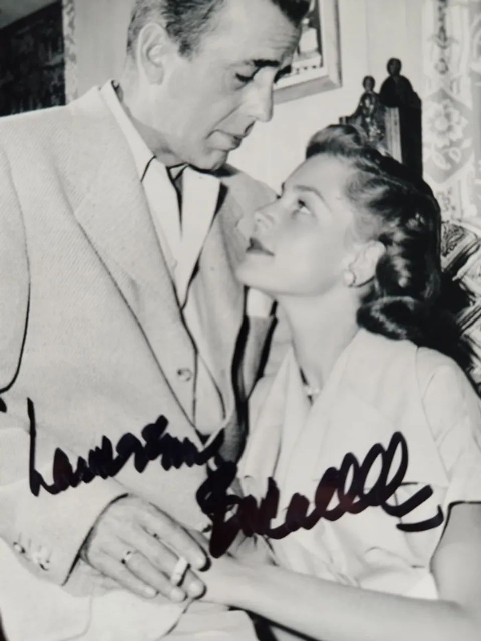 Lauren Bacall - Foto Autografada 10x15 cm (Raridade) Atriz da Hollywood Clássica - Foto 2