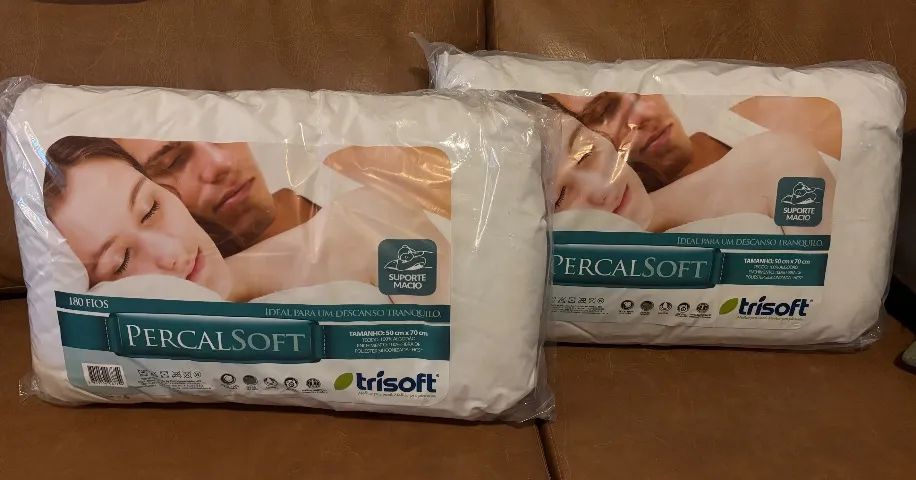 Travesseiro PercalSoft 2 unidades