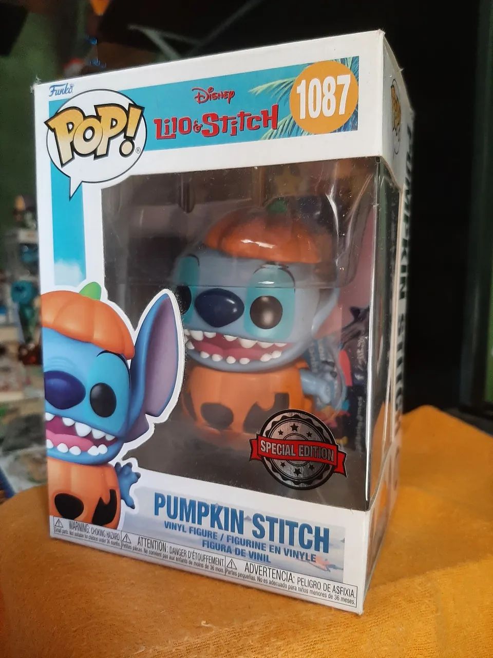 Funko Pop! Disney Lilo & Stitch 1087 Pumpkin Stitch (Special Edition)