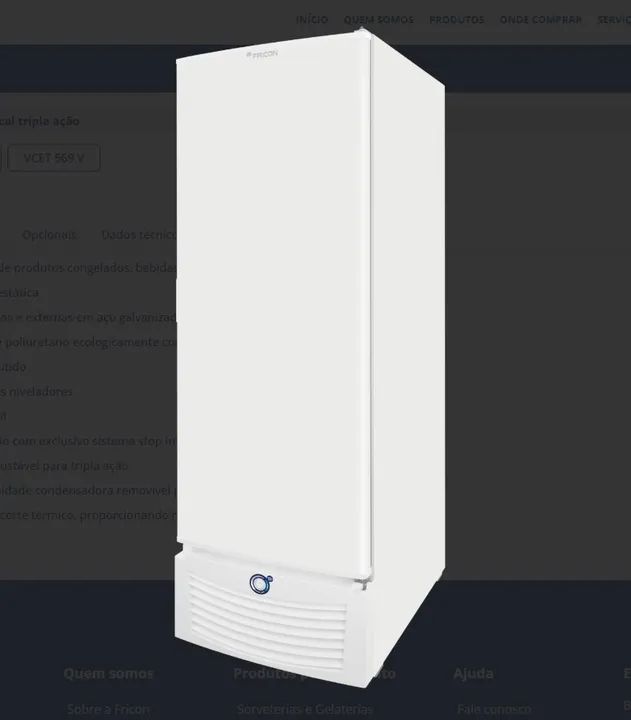 R1 Freezer conservador tripla ação 569 litros Fricon