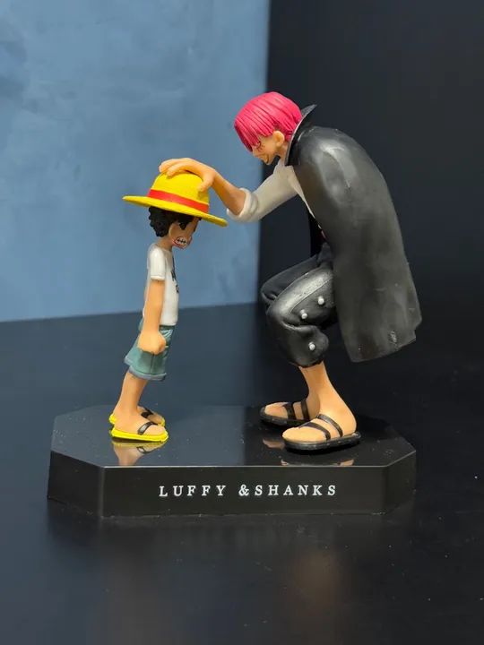 Boneco Luffy e Shanks One Piece - Foto 4