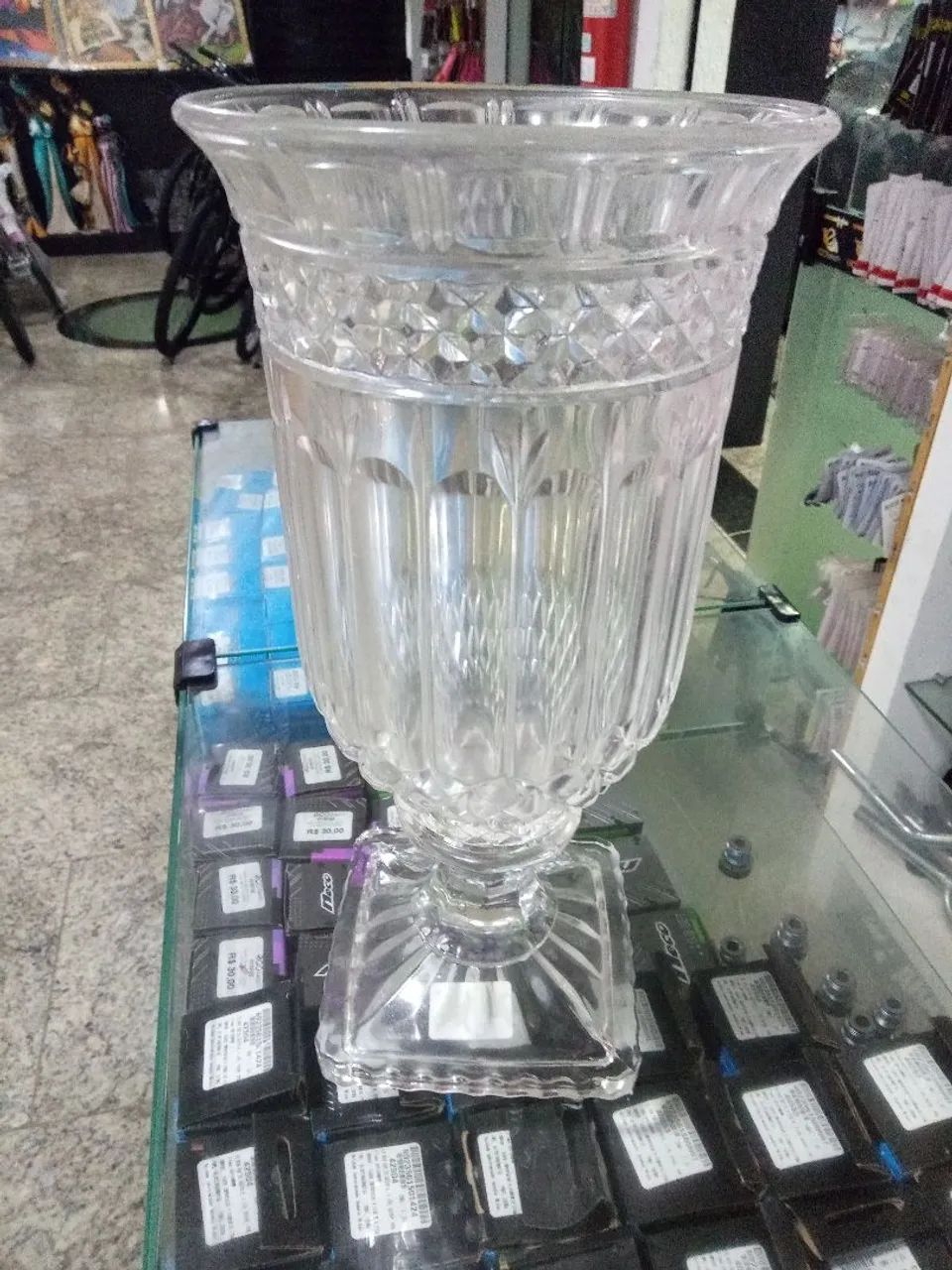 Vaso Decorativo de Cristal