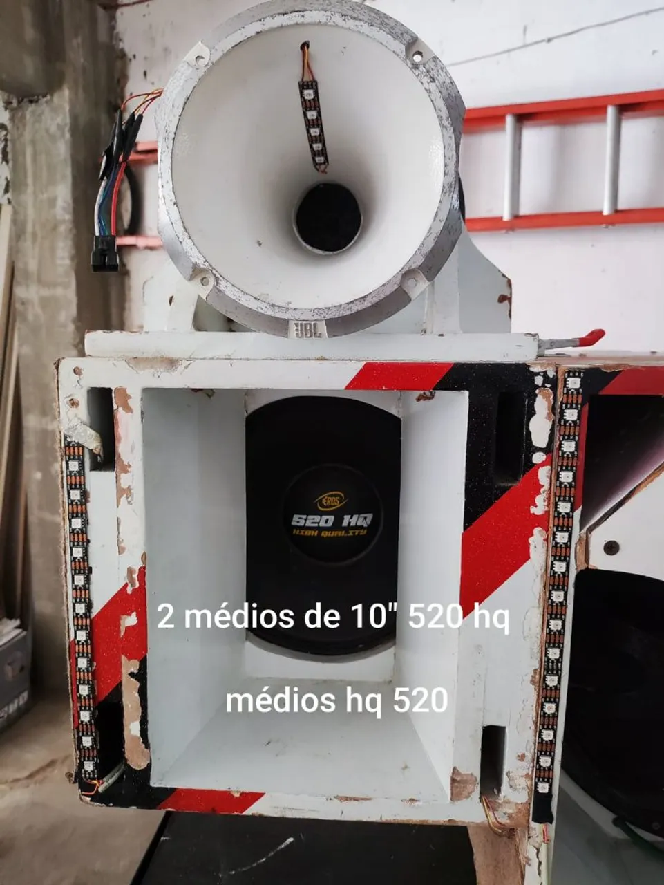 2 Médios 10' 520 HQ Eros - Alto Falante